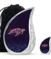Turtle Theme Large Urn With 1 Keepsake Urn