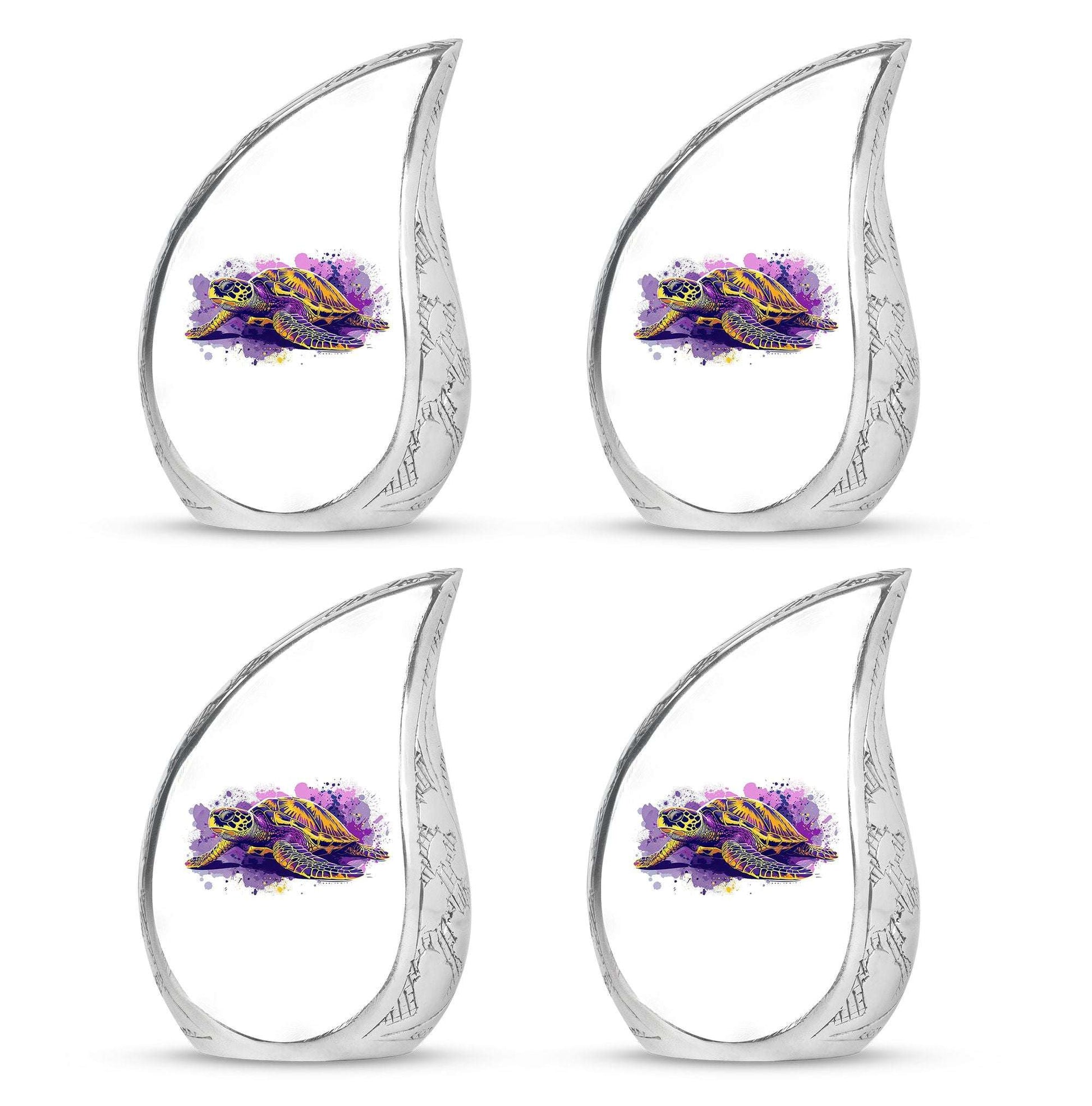 Turtle Theme 3 Inch Keepsake Pack of 4