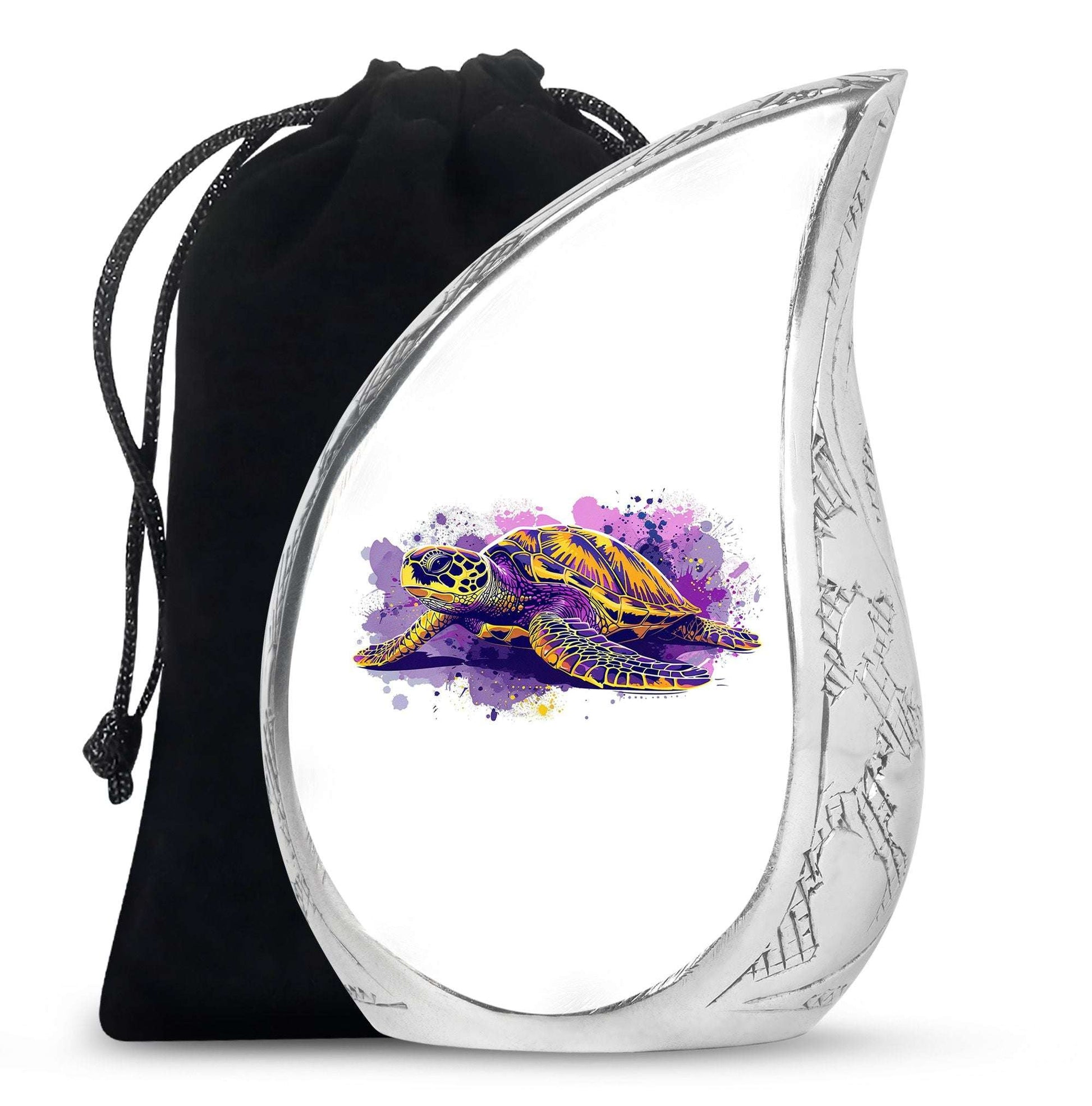 Turtle Theme Large Urn 10 Inch