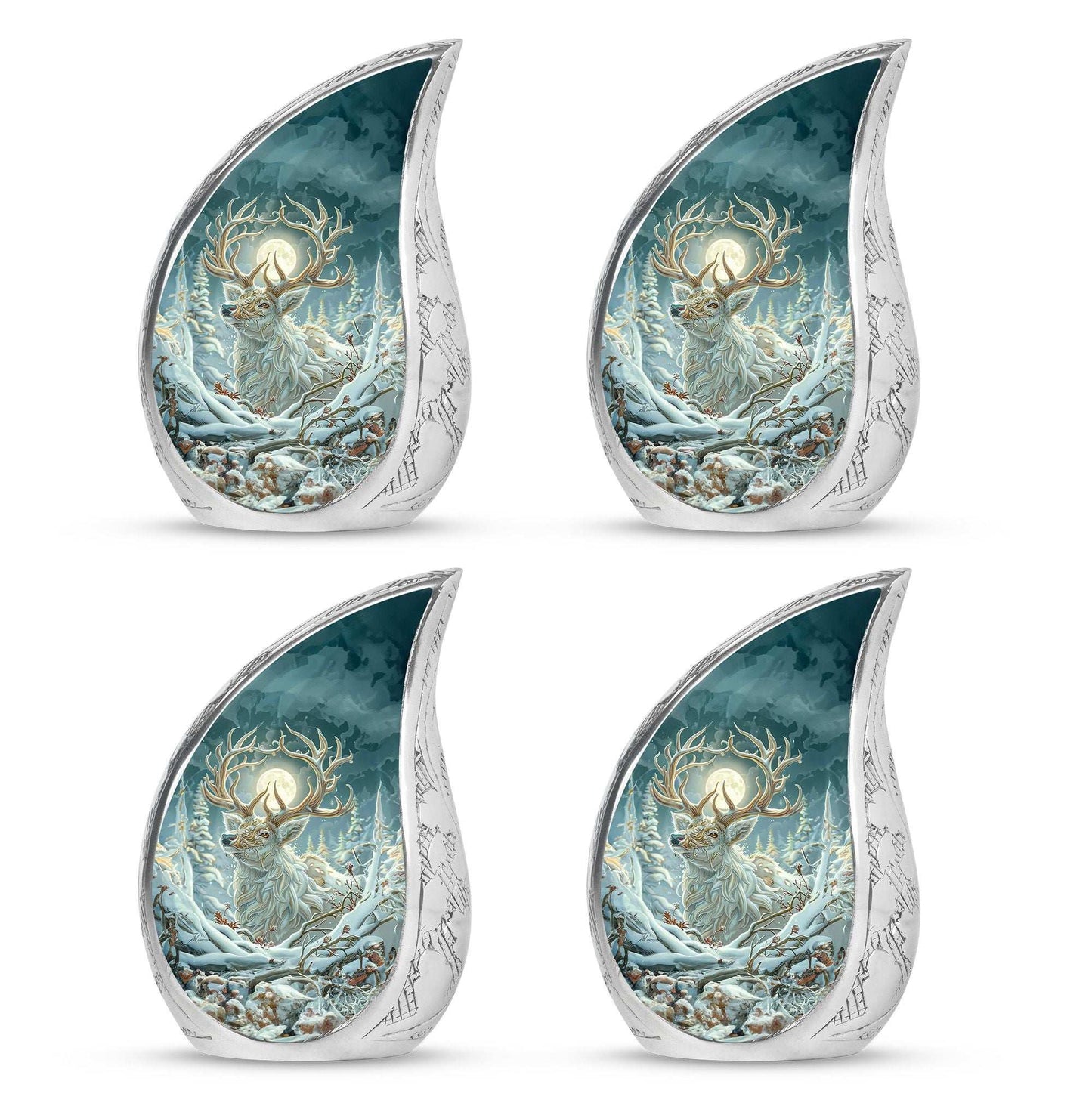 Deer Theme 3 Inch Keepsake Pack of 4