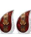 Mapple Leaf Theme 3 Inch Keepsake Pack of 2