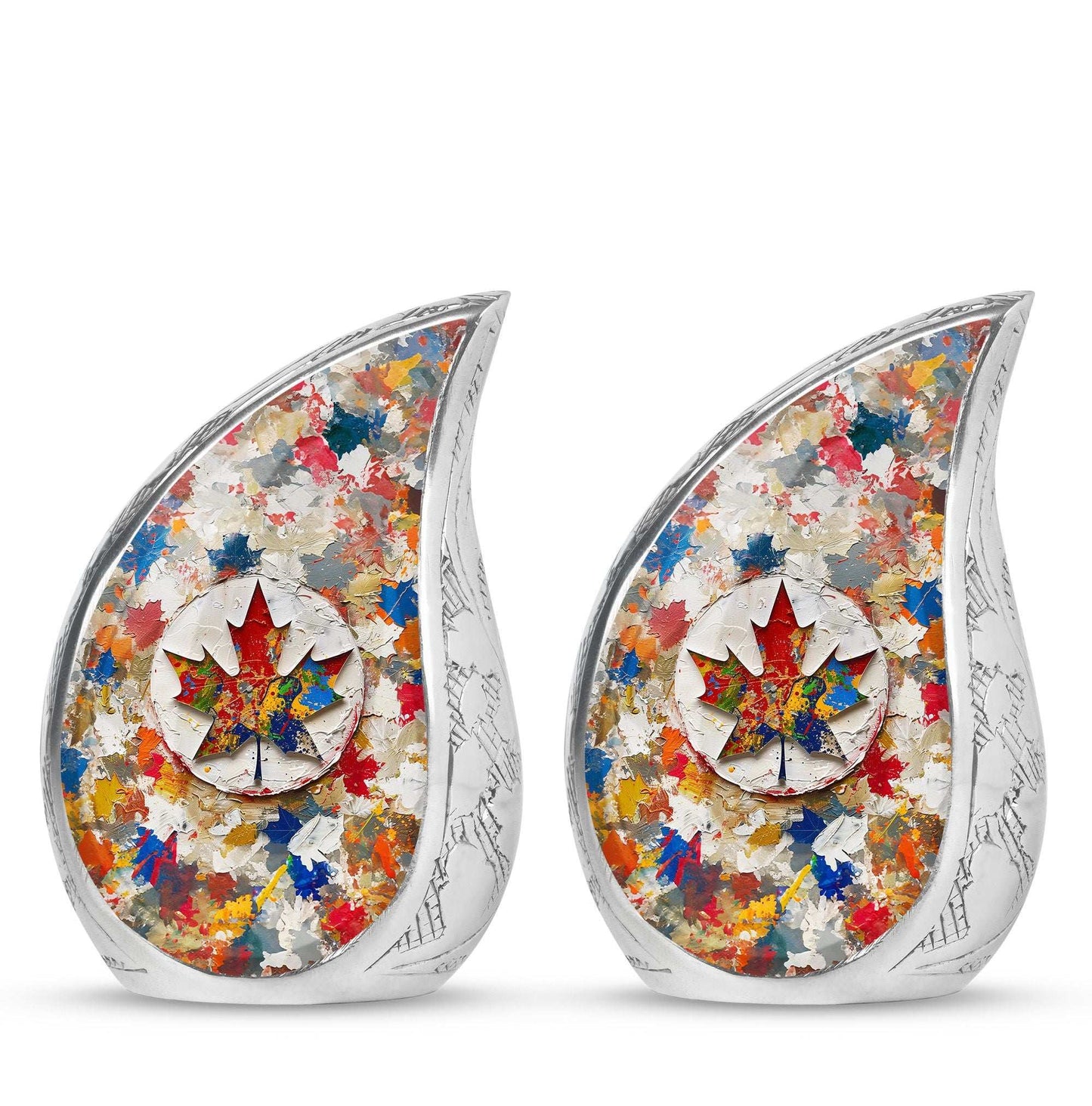 Mapple Leaf Theme 3 Inch Keepsake Pack of 2