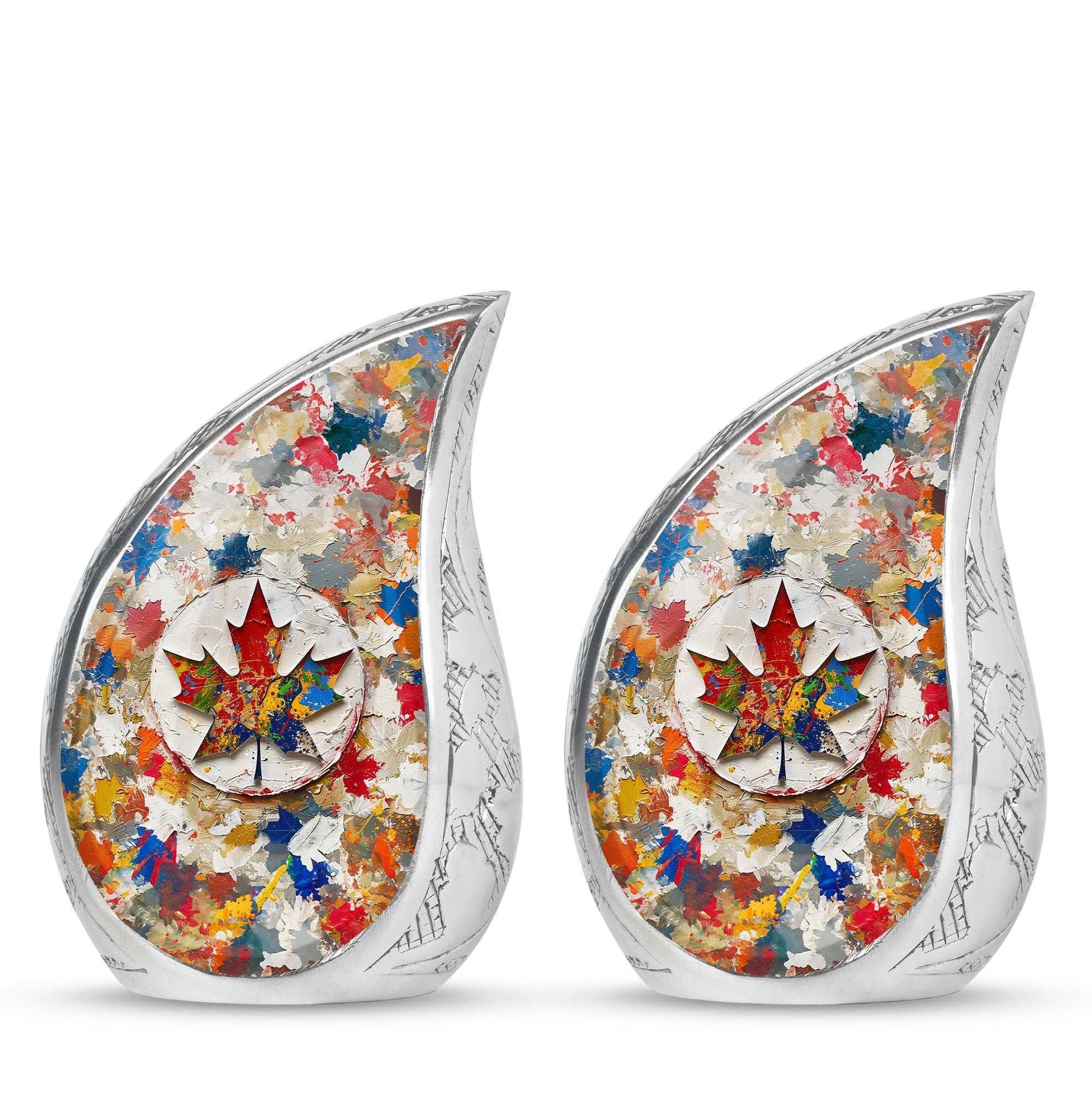 Mapple Leaf Theme 3 Inch Keepsake Pack of 2