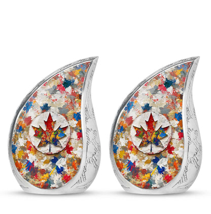 Mapple Leaf Theme 3 Inch Keepsake Pack of 2