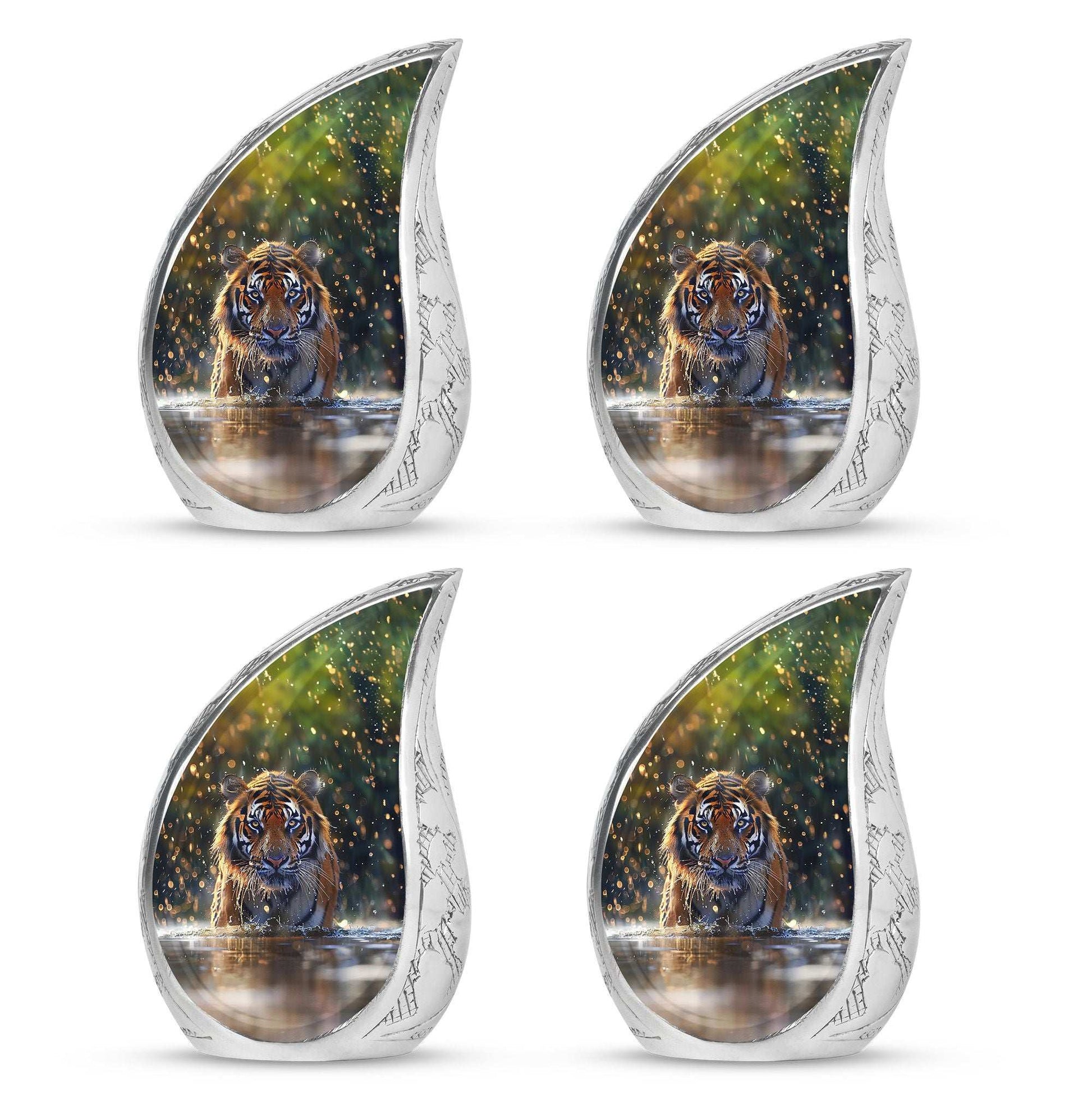 Tiger Theme 3 Inch Keepsake Pack of 4