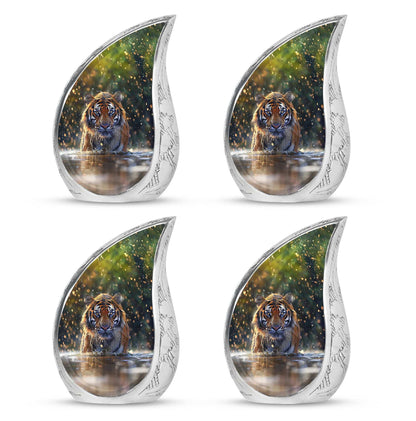 Tiger Theme 3 Inch Keepsake Pack of 4