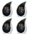 Tiger Theme 3 Inch Keepsake Pack of 4