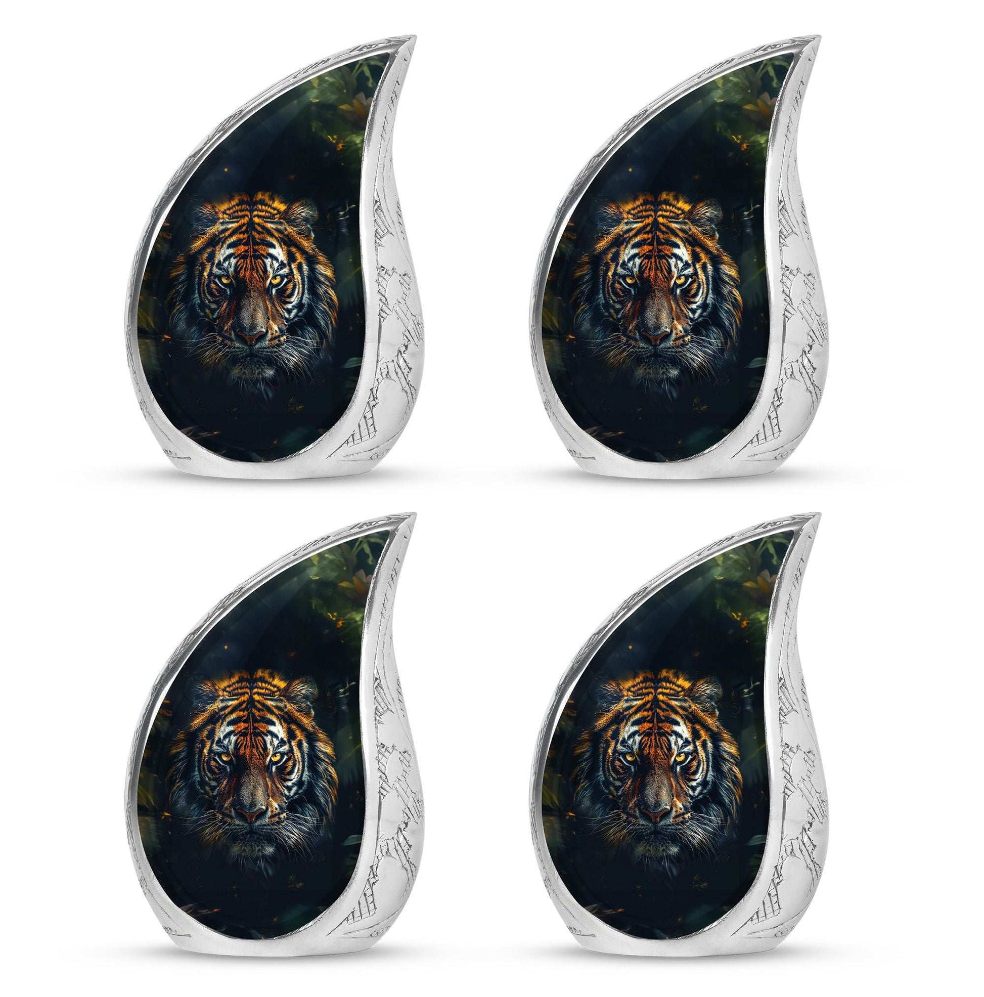 Tiger Theme 3 Inch Keepsake Pack of 4