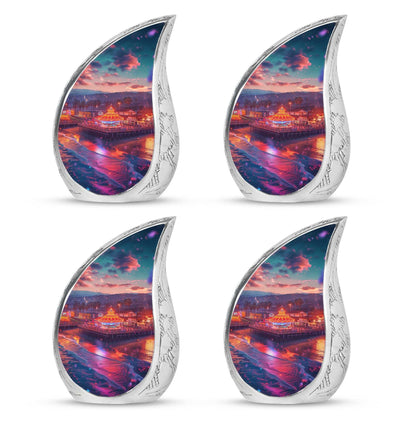 Beach Theme 3 Inch Keepsake Pack of 4