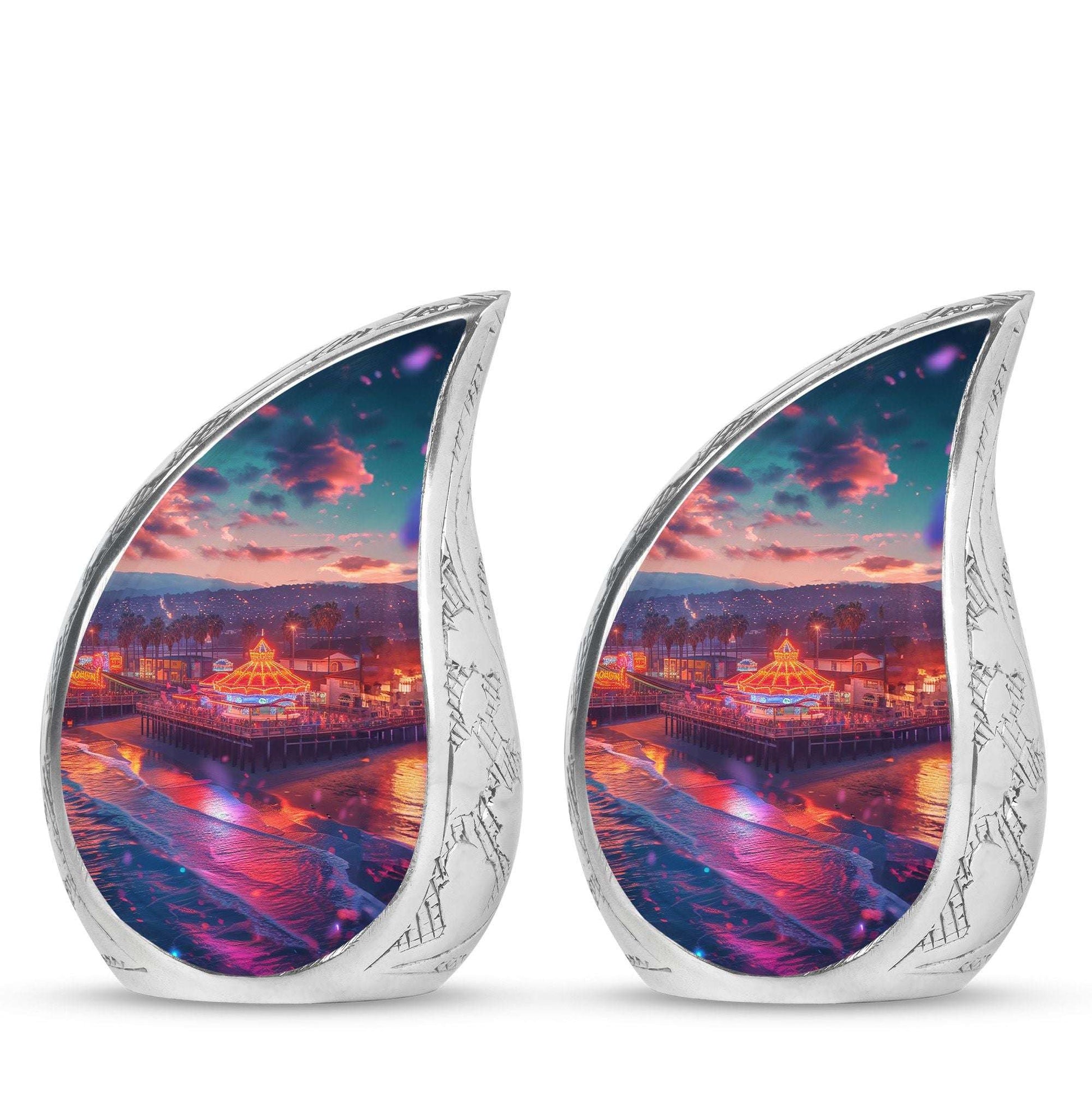 Beach Theme 3 Inch Keepsake Pack of 2