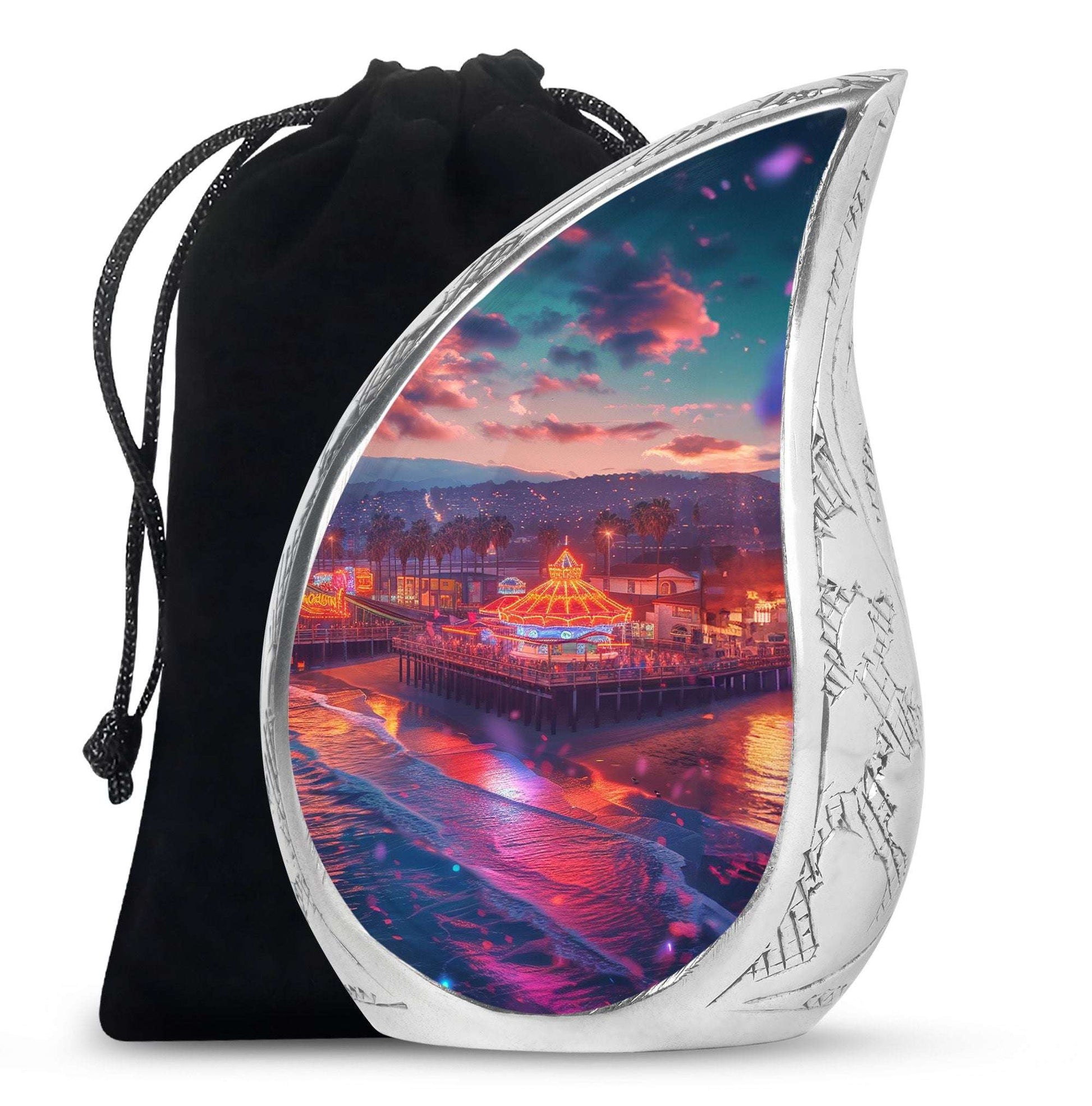 Beach Theme Large Urn 10 Inch