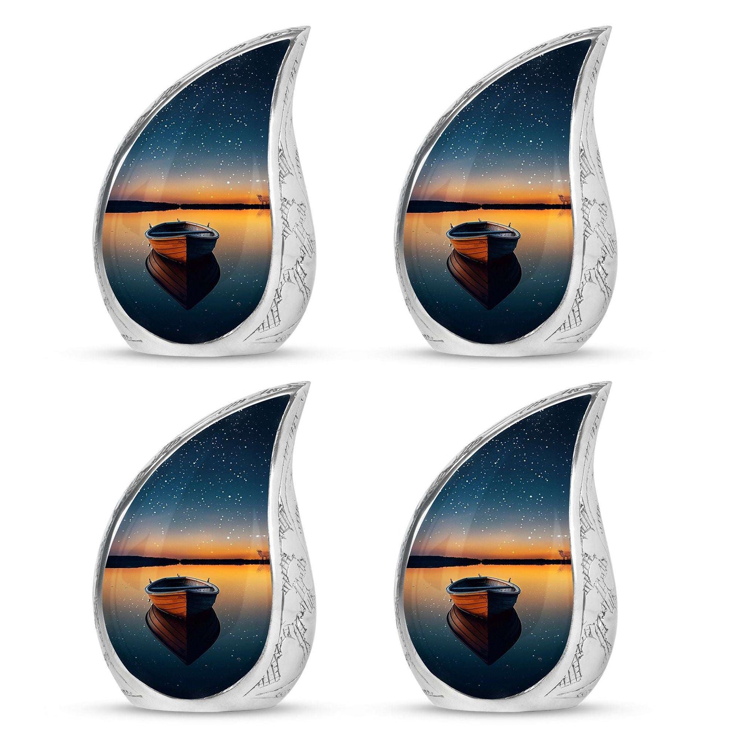 Boat Theme 3 Inch Keepsake Pack of 4