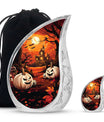 Halloween Theme Large Urn With 1 Keepsake Urn