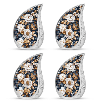 Flowers Theme 3 Inch Keepsake Pack of 4