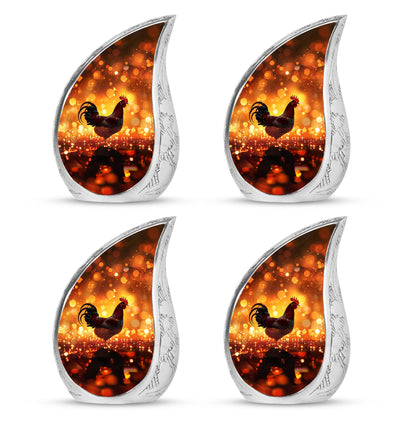 Chicken Theme 3 Inch Keepsake Pack of 4
