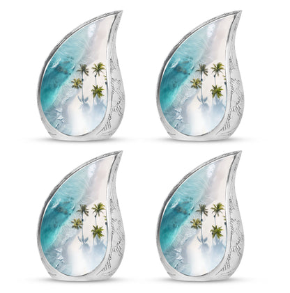 Beach Theme 3 Inch Keepsake Pack of 4