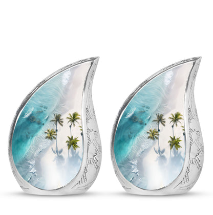 Beach Theme 3 Inch Keepsake Pack of 2