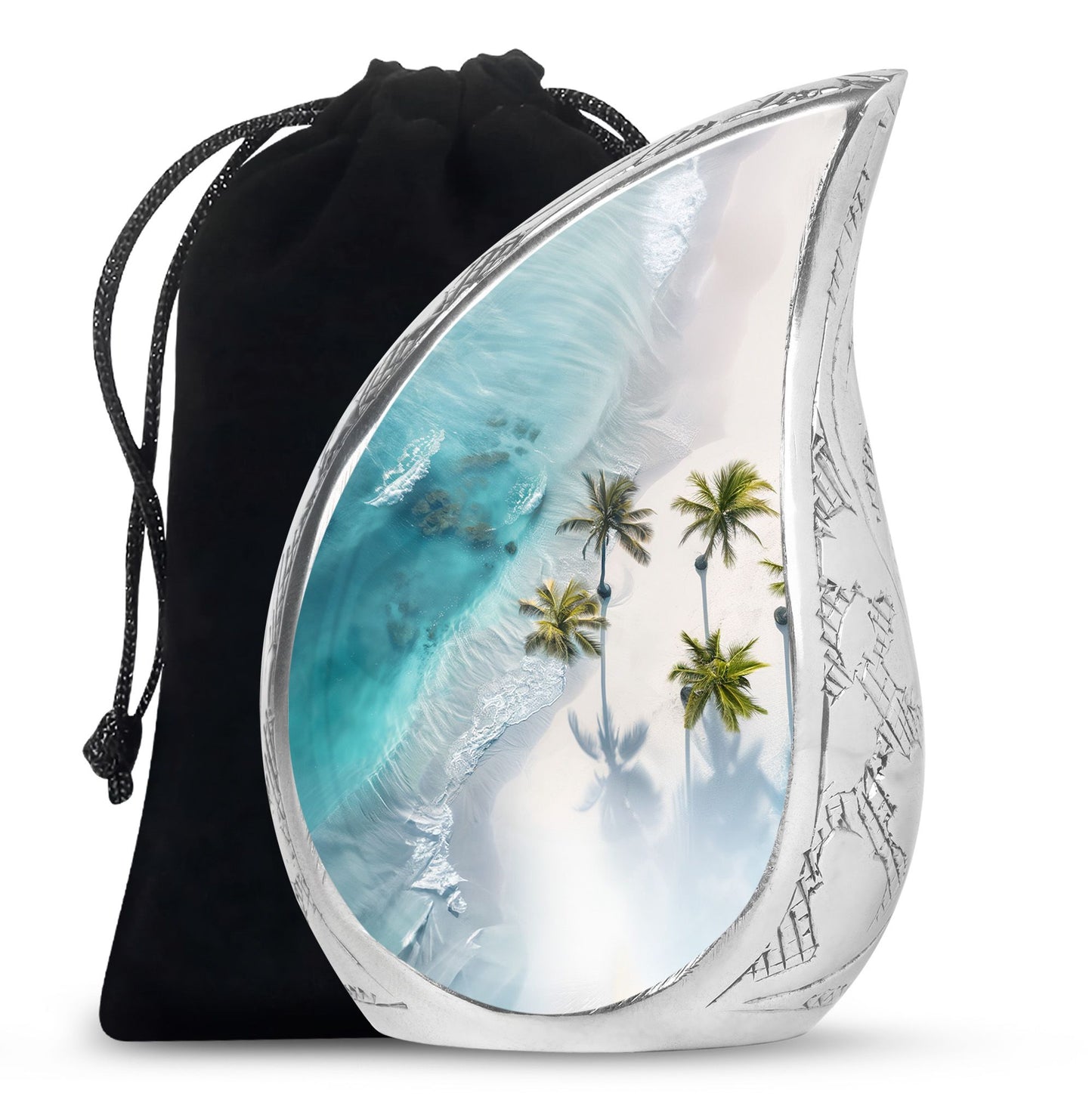 Beach Theme Large Urn 10 Inch