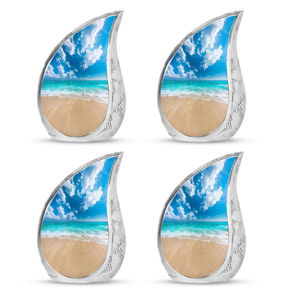 Beach Theme 3 Inch Keepsake Pack of 4