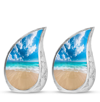 Beach Theme 3 Inch Keepsake Pack of 2