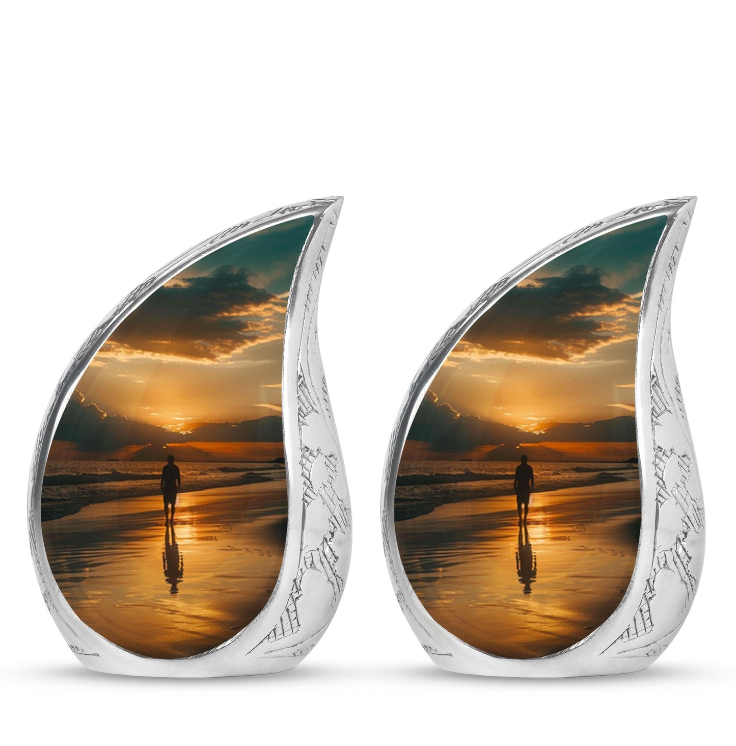 Beach Theme 3 Inch Keepsake Pack of 2