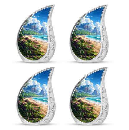 Beach Theme 3 Inch Keepsake Pack of 4