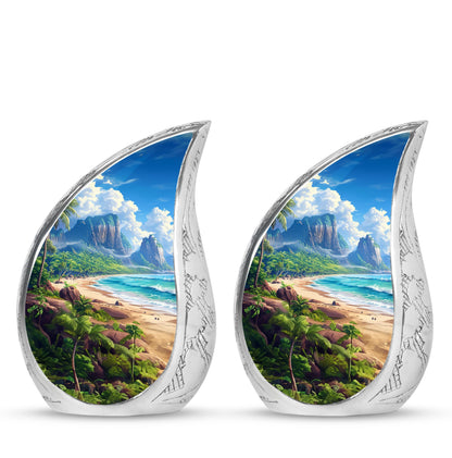 Beach Theme 3 Inch Keepsake Pack of 2