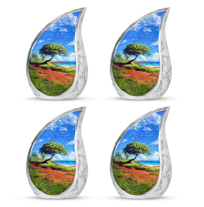 Beach Theme 3 Inch Keepsake Pack of 4