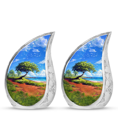Beach Theme 3 Inch Keepsake Pack of 2