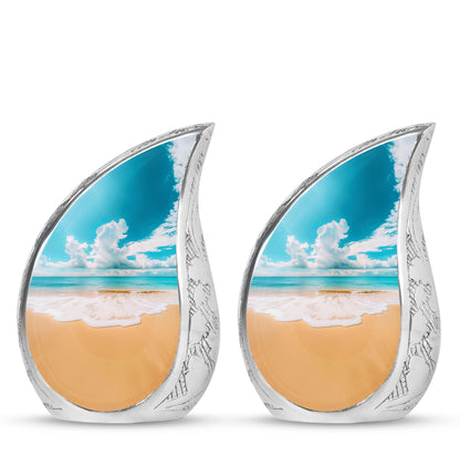 Beach Theme 3 Inch Keepsake Pack of 2