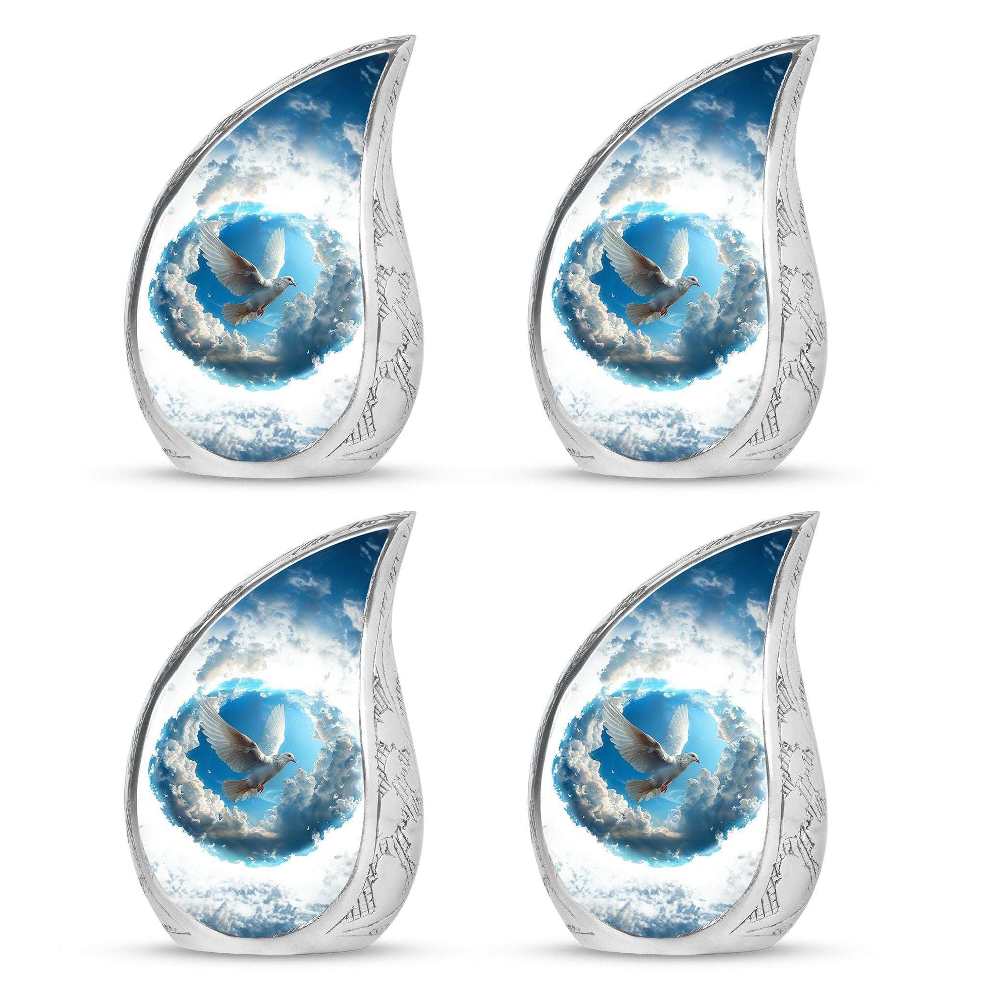 Dove Theme 3 Inch Keepsake Pack of 4