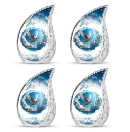Dove Theme 3 Inch Keepsake Pack of 4