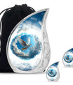 Dove Theme Large Urn With 2 Keepsake Urn