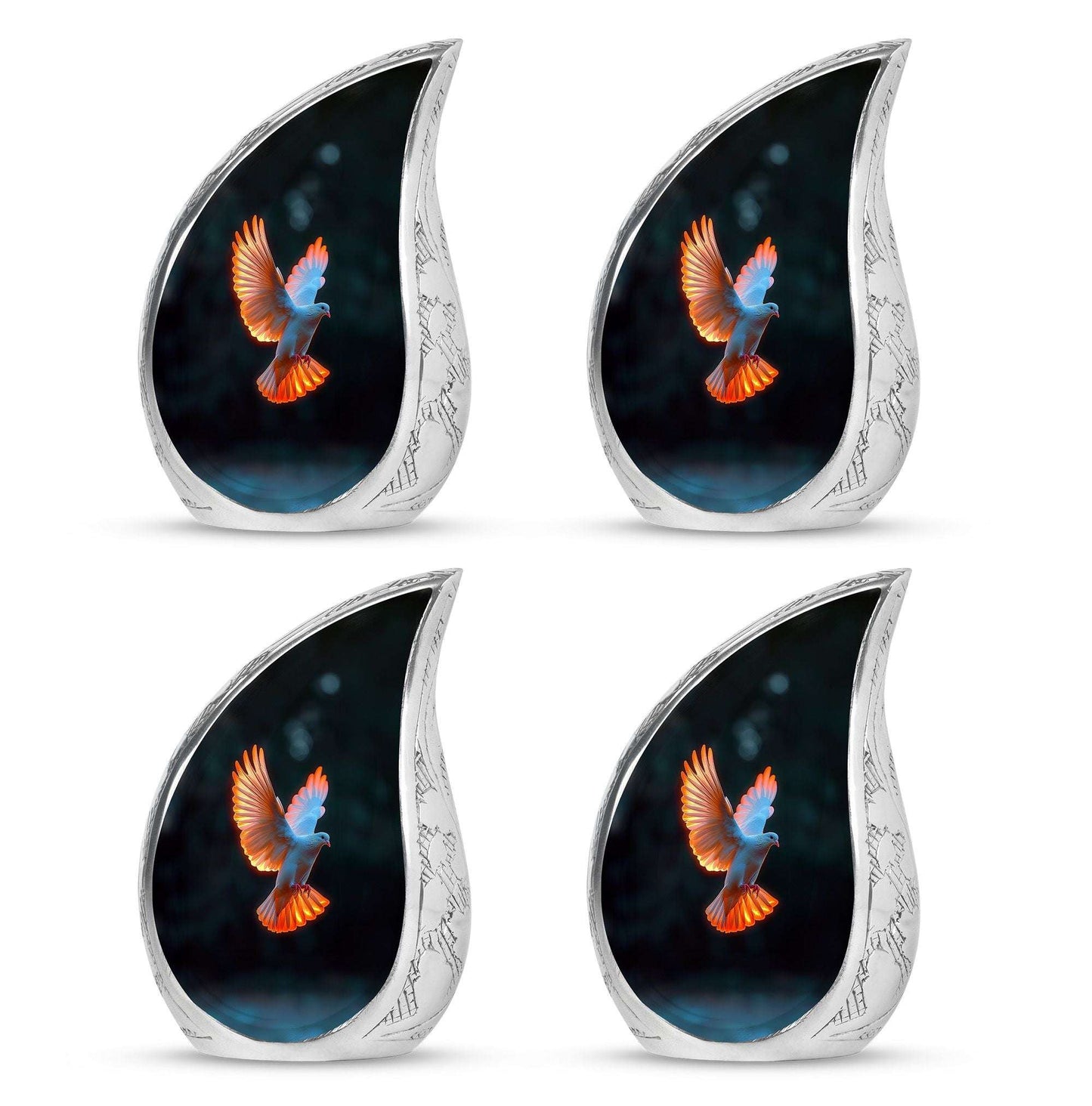 Dove Theme 3 Inch Keepsake Pack of 4
