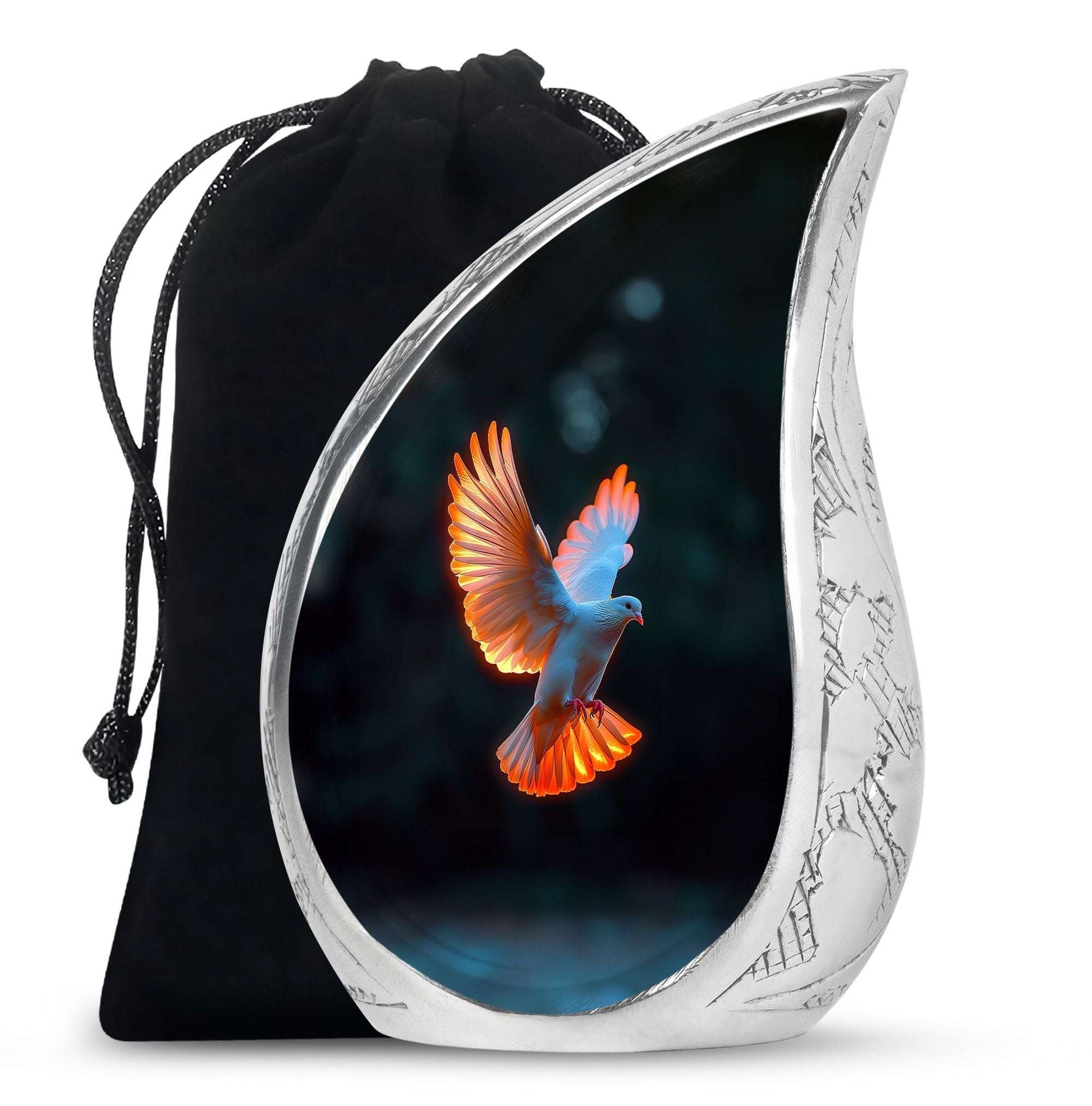 Dove Theme Large Urn 10 Inch