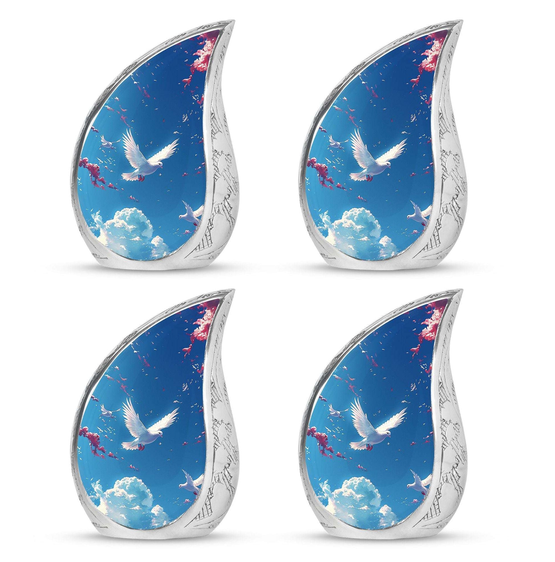 Dove Theme 3 Inch Keepsake Pack of 4