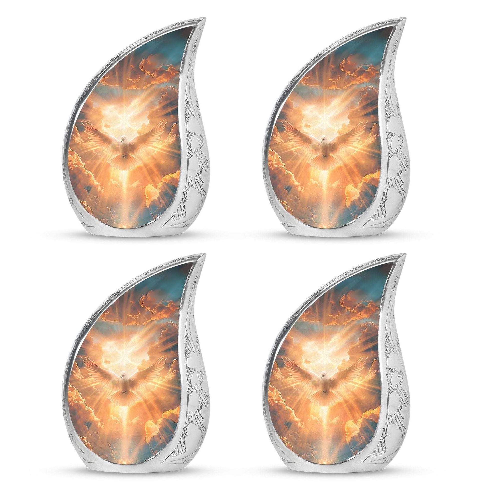 Dove Theme 3 Inch Keepsake Pack of 4