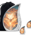 Dove Theme Large Urn With 2 Keepsake Urn