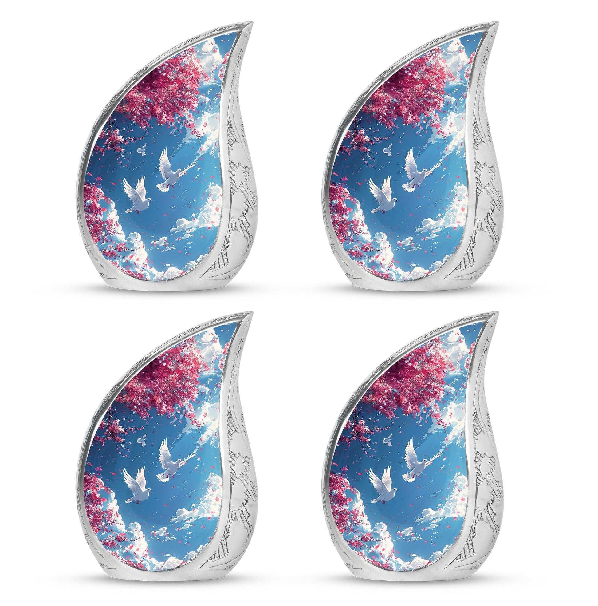 Dove Theme 3 Inch Keepsake Pack of 4