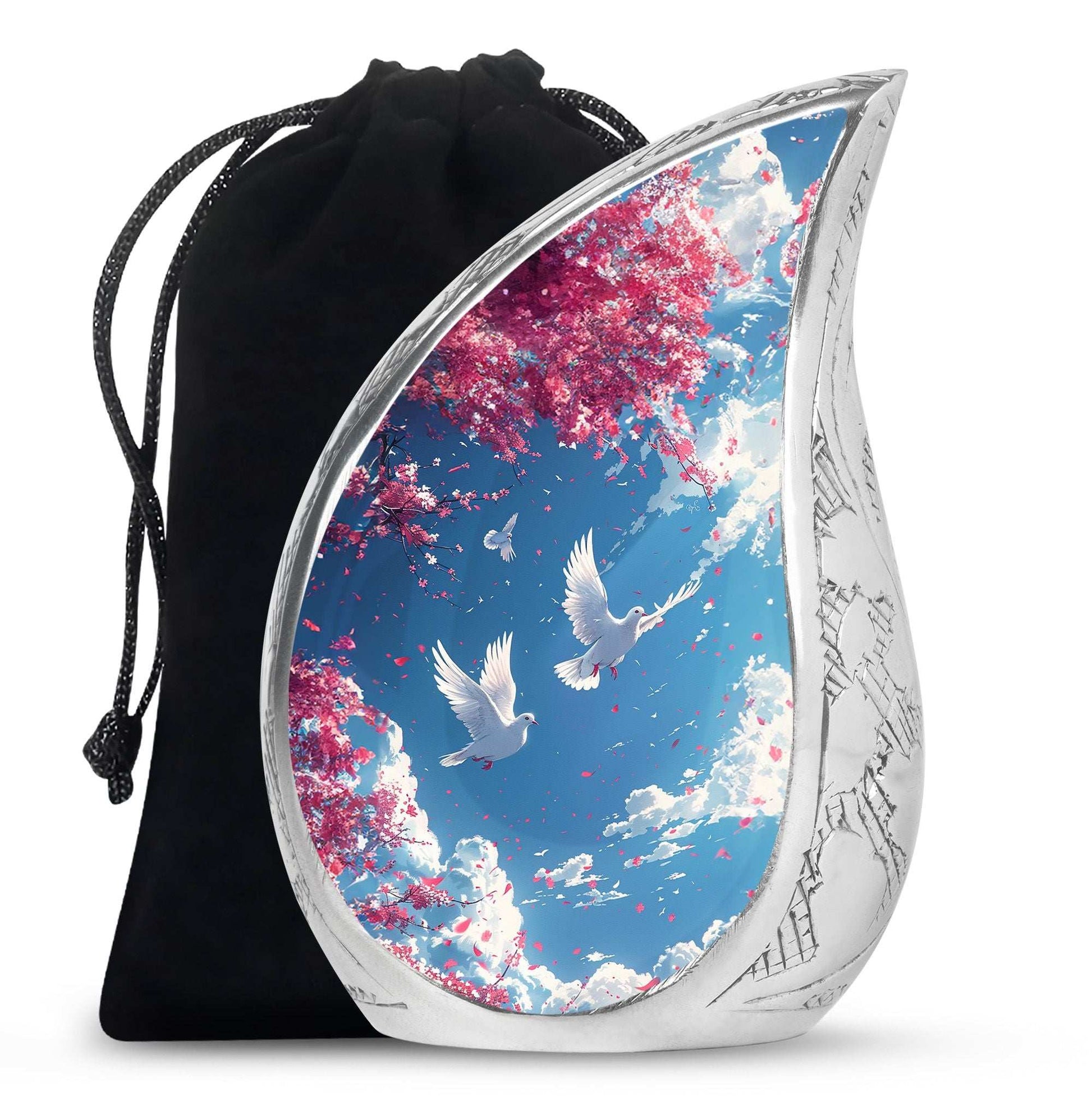 Dove Theme Large Urn 10 Inch