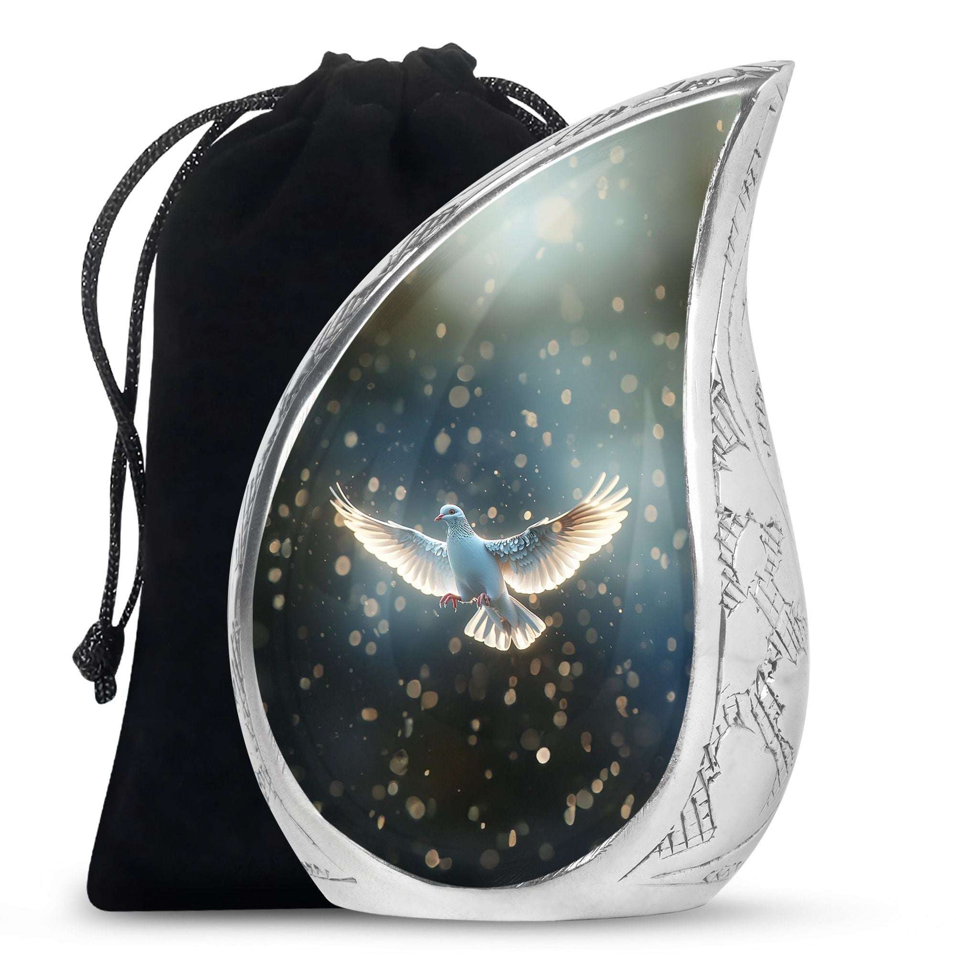 Dove Theme Large Urn 10 Inch