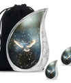 Dove Theme Large Urn With 2 Keepsake Urn
