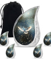 Dove Theme Large Urn With 4 Keepsake Urn