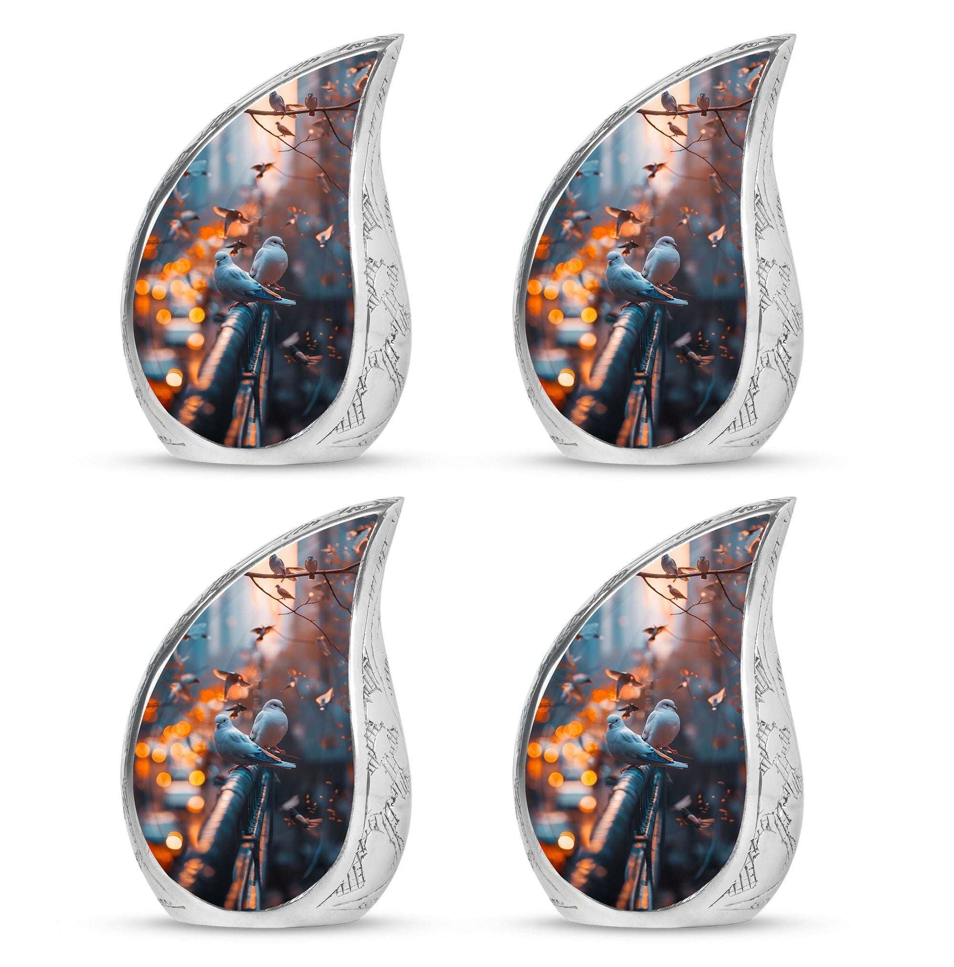 Dove Theme 3 Inch Keepsake Pack of 4