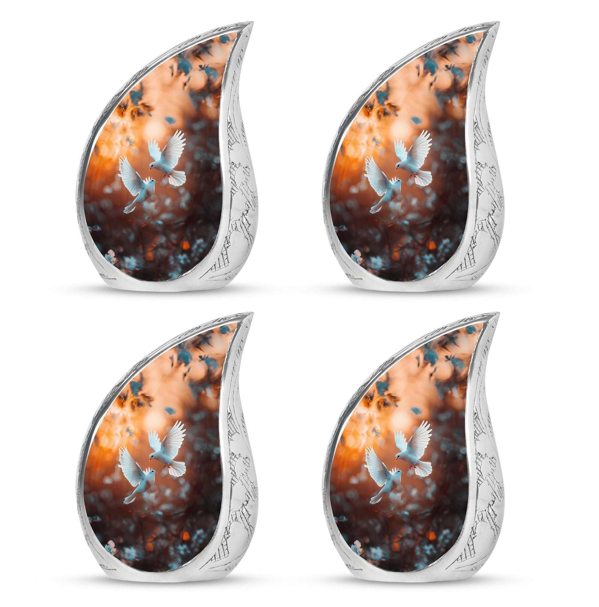 Dove Theme 3 Inch Keepsake Pack of 4