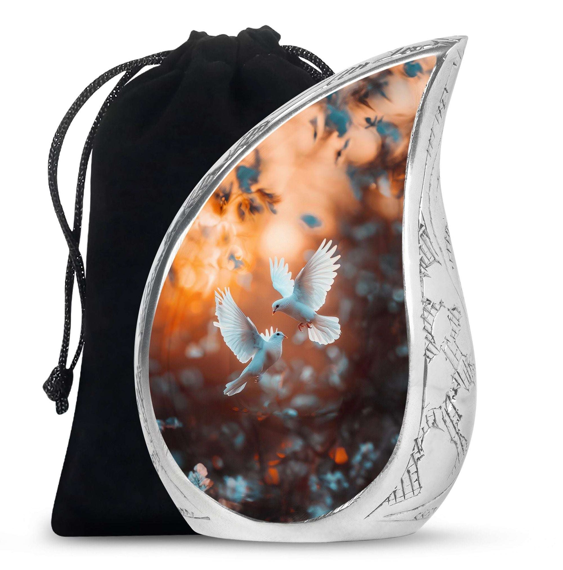 Dove Theme Large Urn 10 Inch