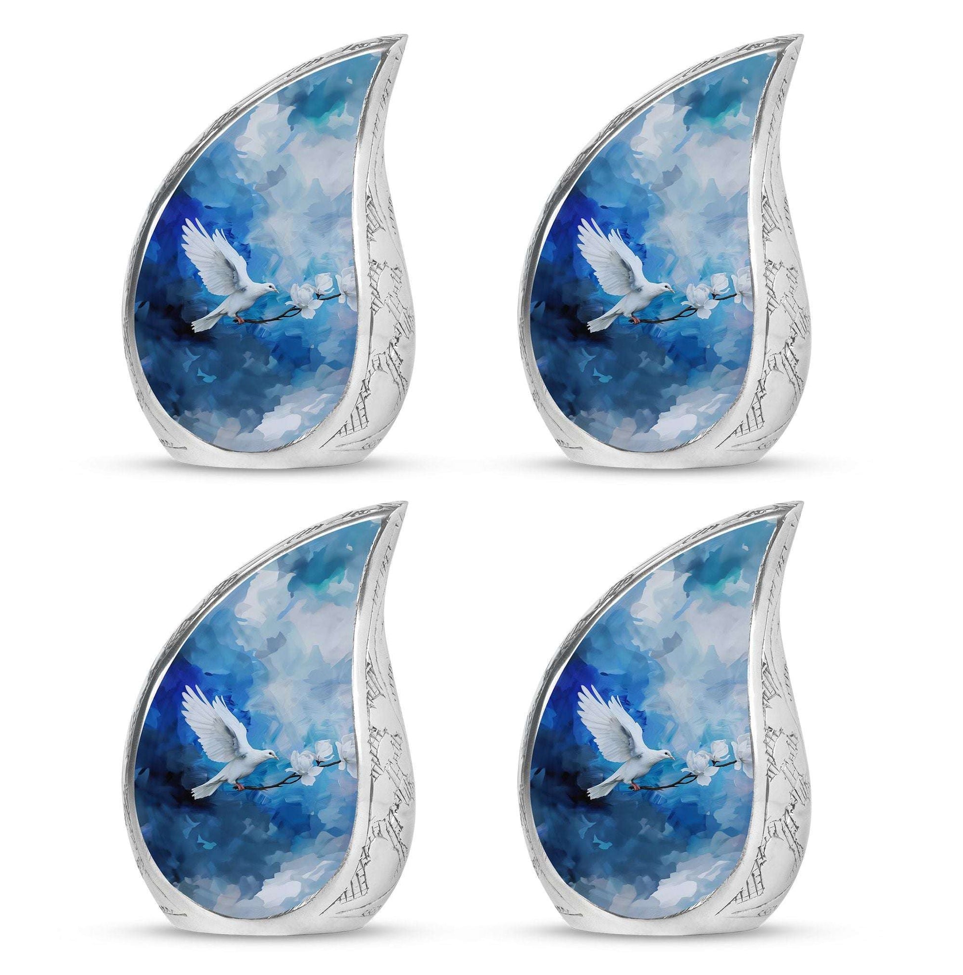 Dove Theme 3 Inch Keepsake Pack of 4