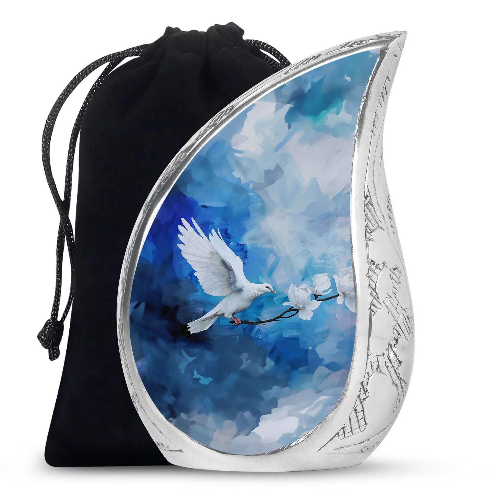 Dove Theme Large Urn 10 Inch