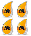 Elephant Theme 3 Inch Keepsake Pack of 4