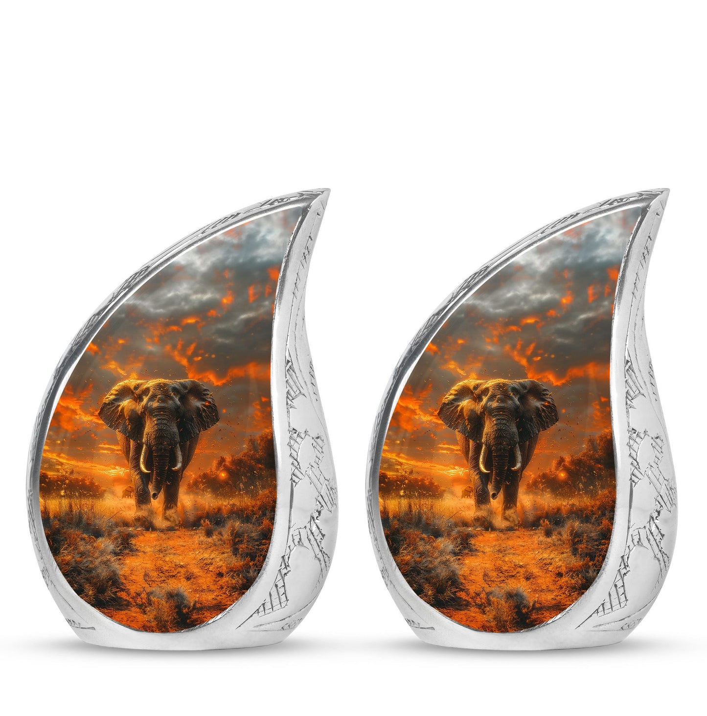 Elephant Theme 3 Inch Keepsake Pack of 2